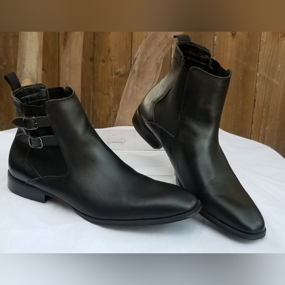 ALFANI RORY Buckled Chelsea ankle boots  Size 10.5 main image 10